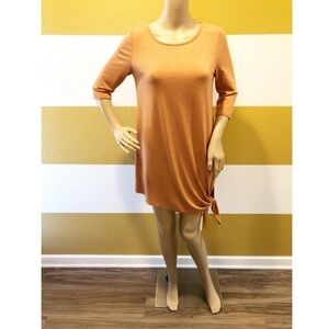 NEW Lilyful rust asymmetrical tunic top